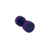 Rubinet Shower Door Knob (set) Midnight Blue
