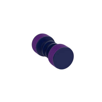 Rubinet Shower Door Knob (set) Midnight Blue