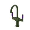 Rubinet Single Hole Dual Handle Lav. Set. (less drain) Green Envy
