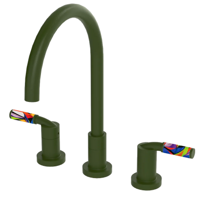 Rubinet Widespread Kitchen Set Green Envy