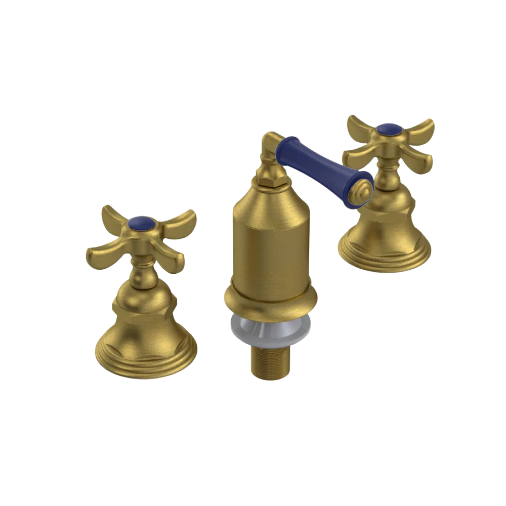 Rubinet Bidet Fitting with Spray, Diverter, and Vacum Breaker (Less Drain) Antique Brass Matt