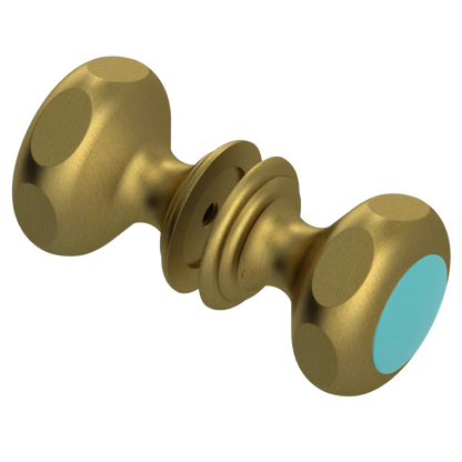 Rubinet Shower Door Knob (set) Antique Brass Matt