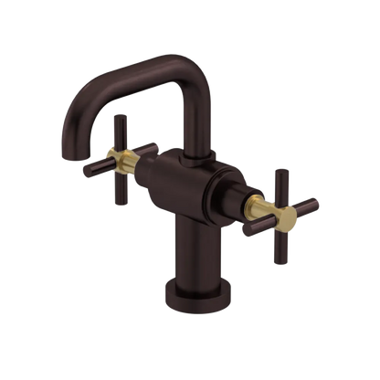 Rubinet Single Hole Dual Handle Lav. Set. (less drain) Oil Rubbed Bronze