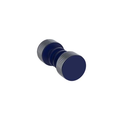 Rubinet Shower Door Knob (set) Midnight Blue
