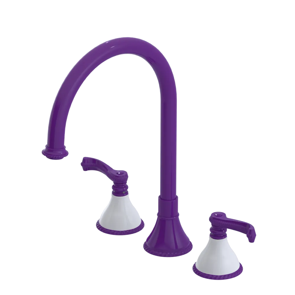 Rubinet Widespread Kitchen Set Purple Haze