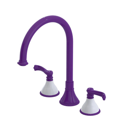 Rubinet Widespread Kitchen Set Purple Haze