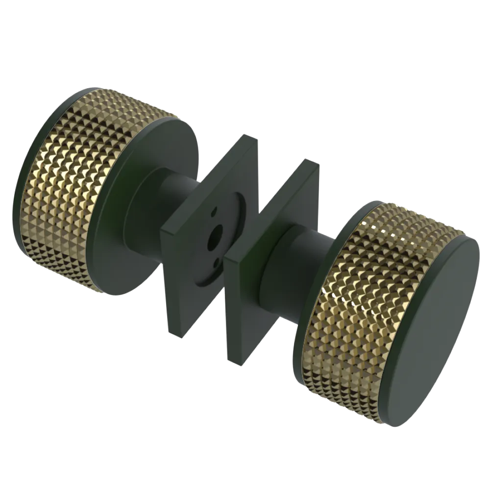 Rubinet Shower Door Knob (set) Green Envy
