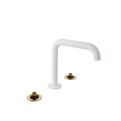 Baril 8" c/c lavatory faucet (without handle), drain included
