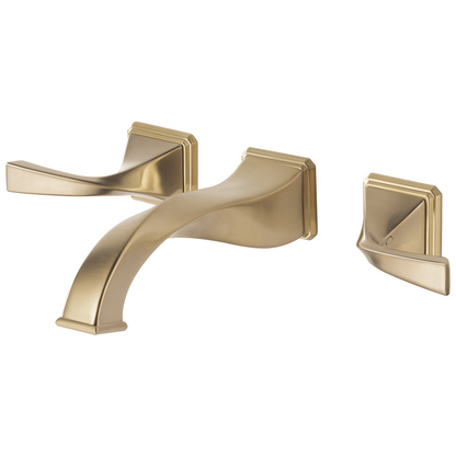 Brizo Two Handle Wall Mount Lavatory Faucet 15 Gpm