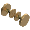 Rubinet Shower Door Knob (set) Satin Gold