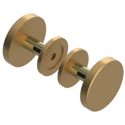 Rubinet Shower Door Knob (set) Satin Gold