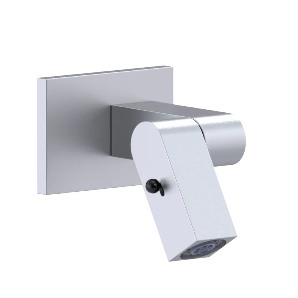 Rubinet Wall Mount Bidet & Foot Rinse with Dual Function Spray Satin Chrome