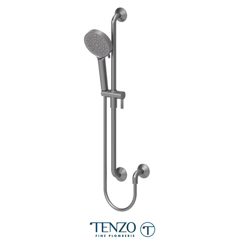 Shower sliding bars kits whit supply elbow