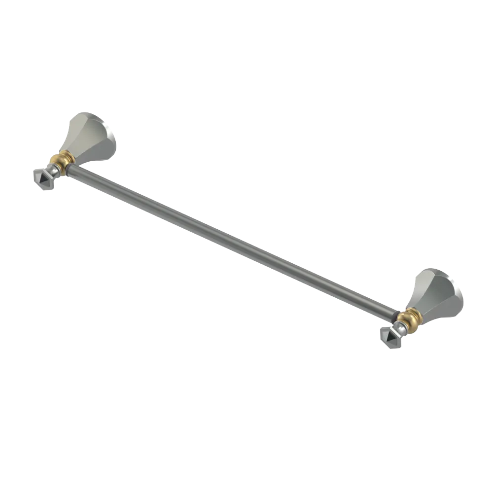 Rubinet Towel Bar 24" Satin Nickel