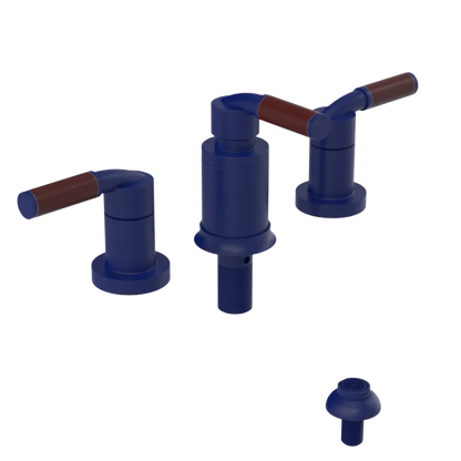 Rubinet Bidet Fitting with Spray, Diverter, and Vacuum Breaker (less drain) Midnight Blue