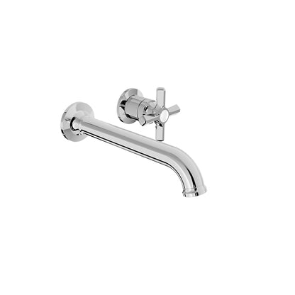 Baril Single lever wall-mounted lavatory faucet, drain not included
