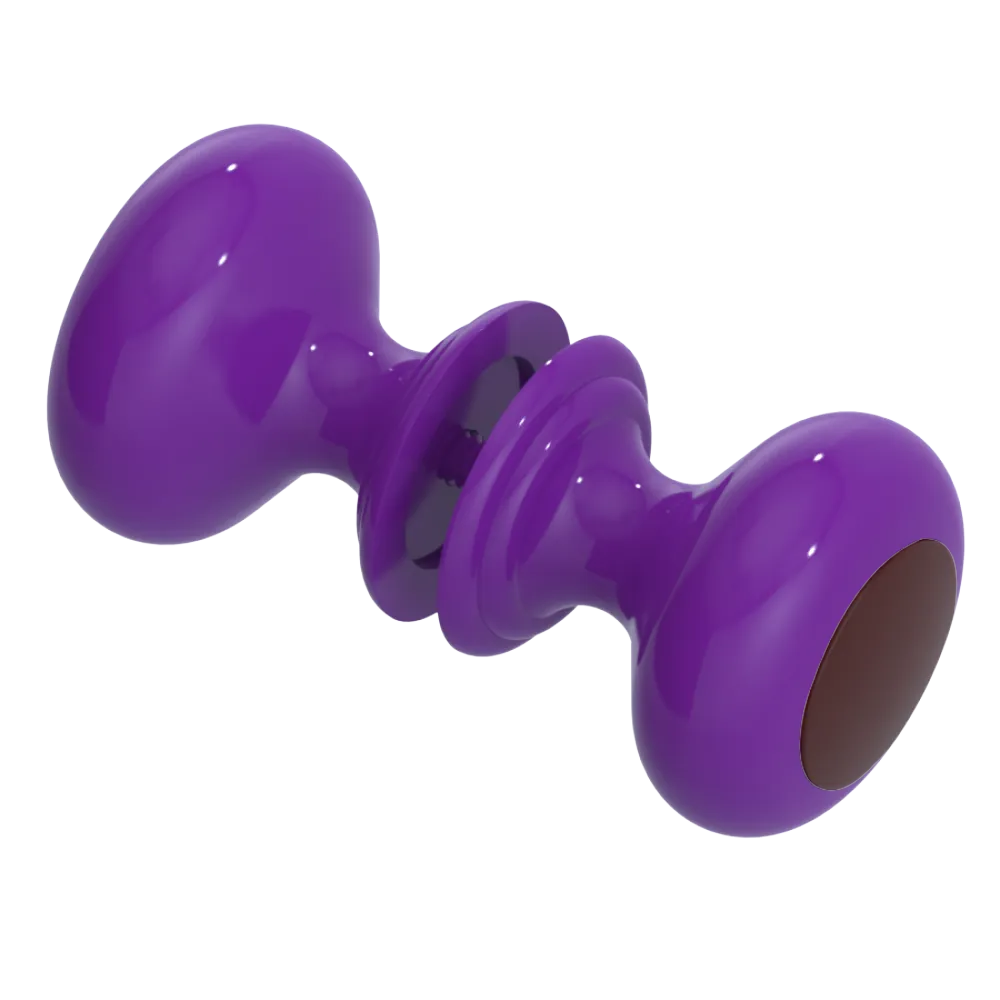 Rubinet Shower Door Knob (set) Purple Haze
