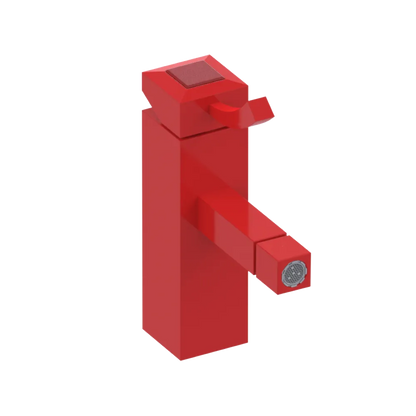 Rubinet Single Control Bidet Fitting (less drain) Red