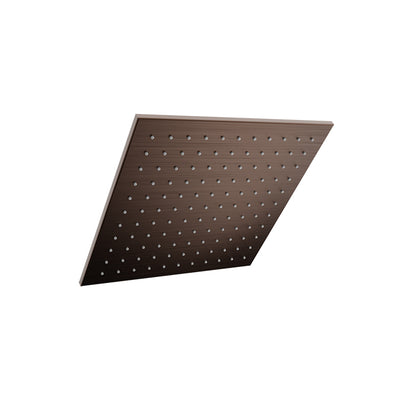 Baril Square 12" anti-limestone shower head