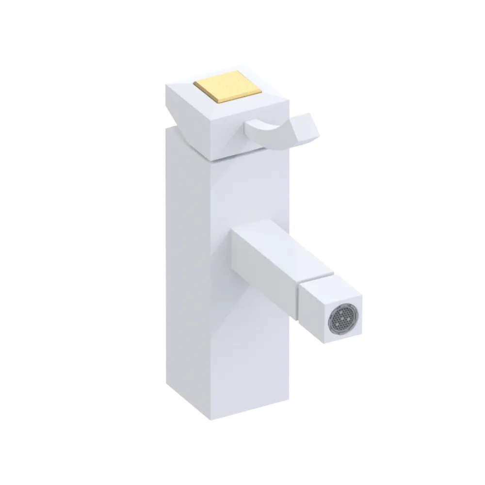 Rubinet Single Control Bidet Fitting (less drain) Matt White