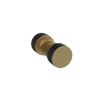 Rubinet Shower Door Knob (set) Satin Brass