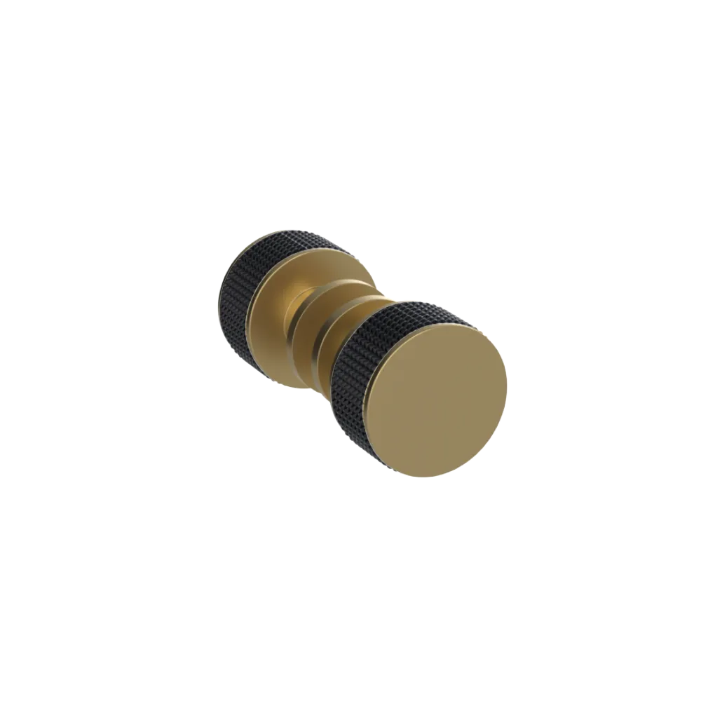 Rubinet Shower Door Knob (set) Satin Brass