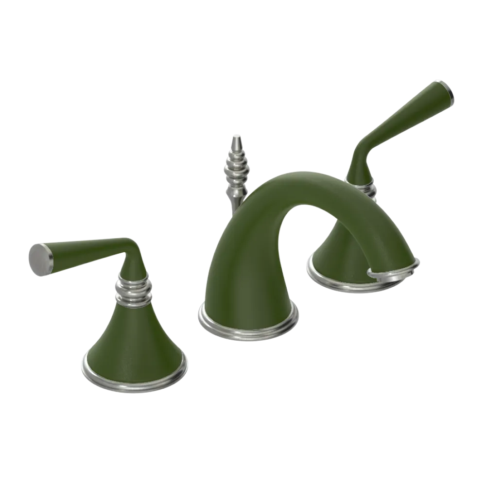 Rubinet Widespread Lav. Set. (less drain) Green Envy