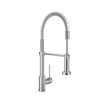 Baril Industrial style single-hole kitchen faucet with 2-function spray