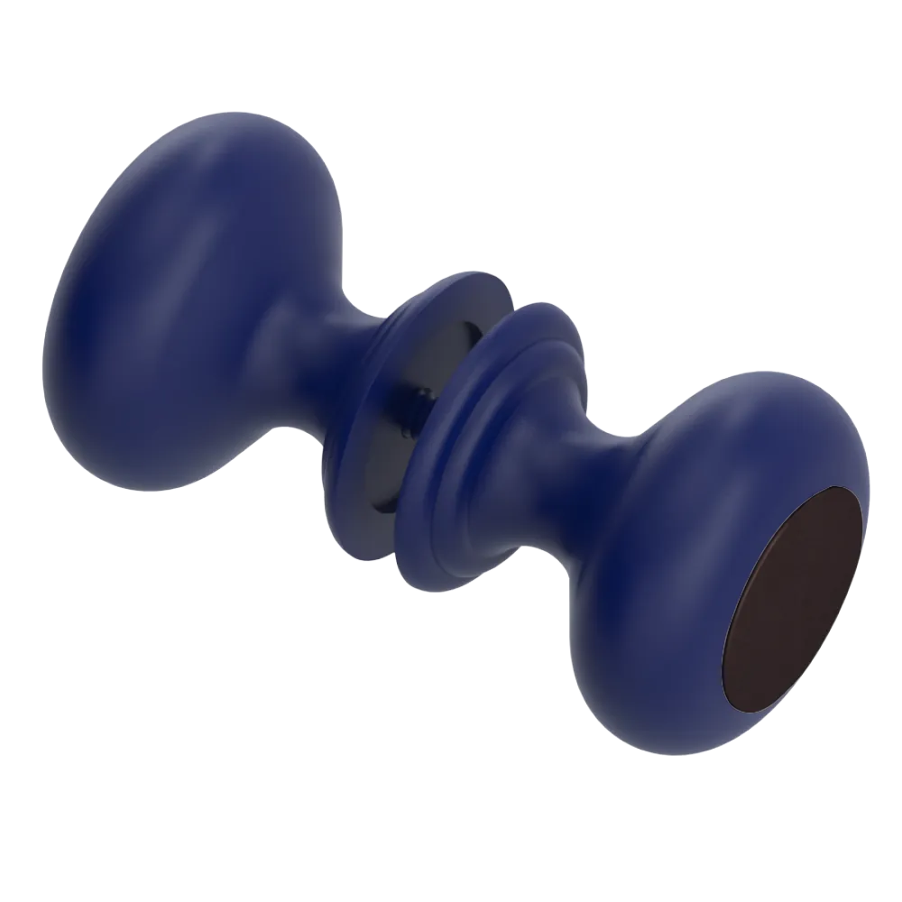 Rubinet Shower Door Knob (set) Midnight Blue