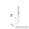 Baril Complete pressure balanced shower kit without handle