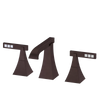 Rubinet Widespread Lav. Set. (less drain) Oil Rubbed Bronze