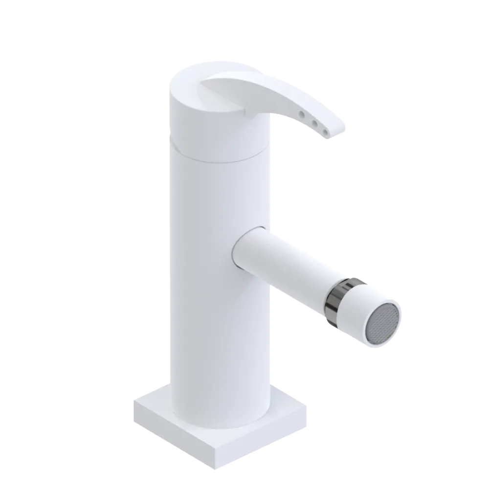 Rubinet Single Control Bidet Fitting (less drain) Matt White