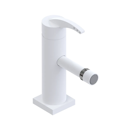 Rubinet Single Control Bidet Fitting (less drain) Matt White