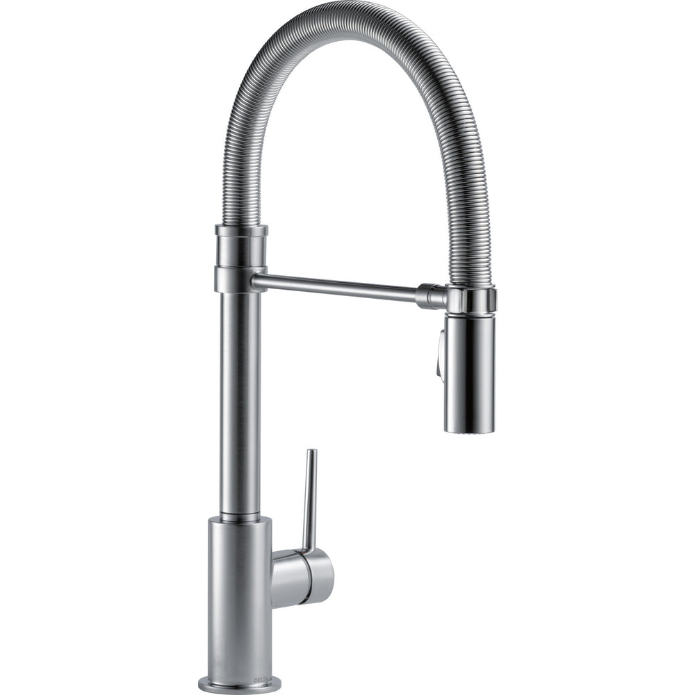 Trinsic Single Handle Pull-down Kitchen Faucet With Spring Spout - Arctic Stainless