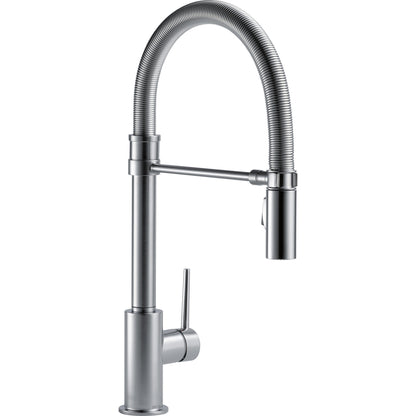 Trinsic Single Handle Pull-down Kitchen Faucet With Spring Spout - Arctic Stainless