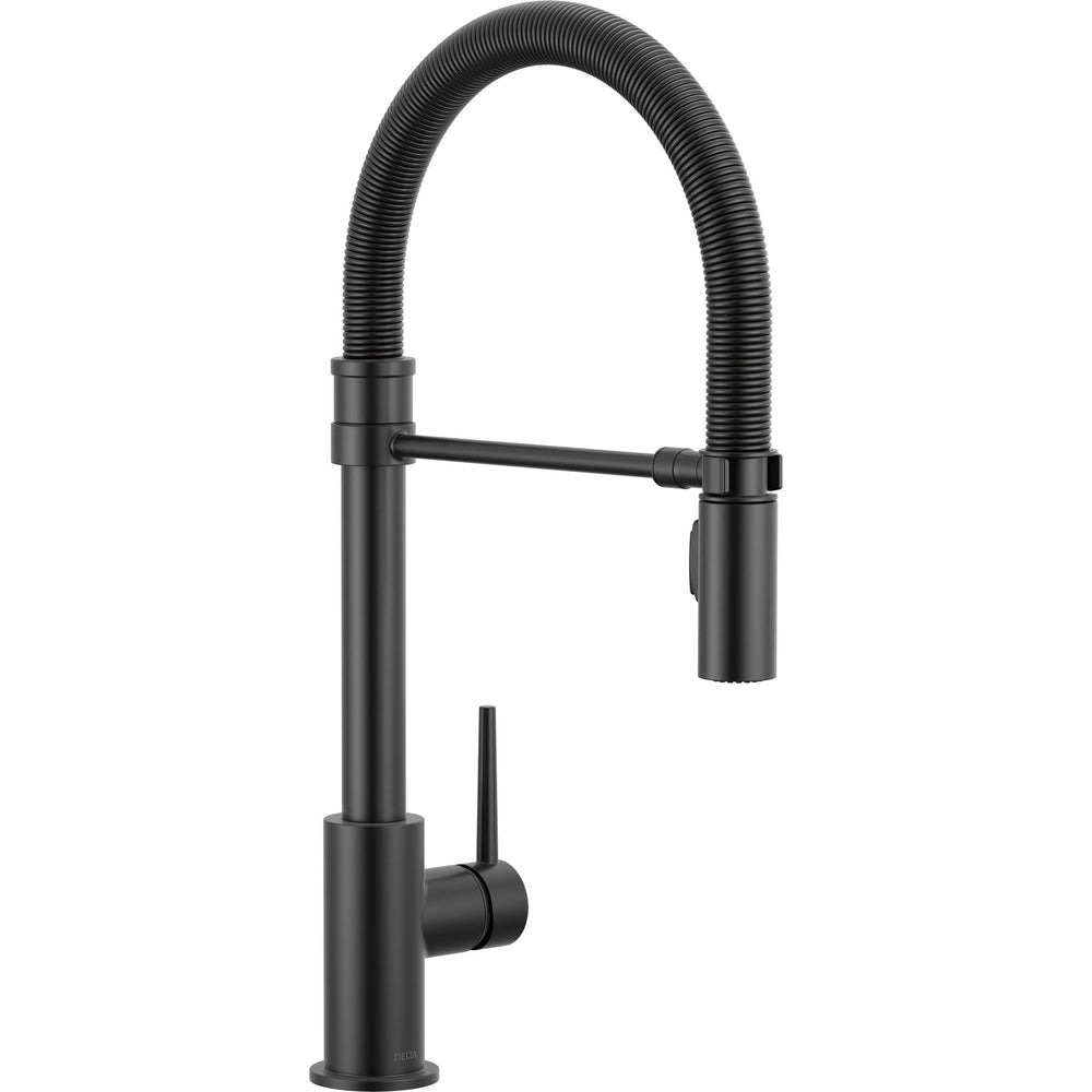 Trinsic Single Handle Pull-down Kitchen Faucet With Spring Spout - Matte Black