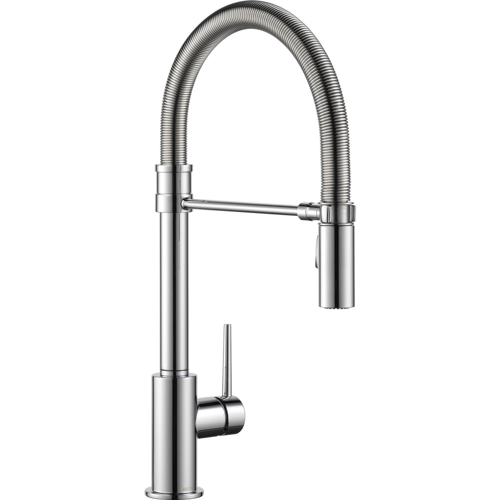 Trinsic Single Handle Pull-down Kitchen Faucet With Spring Spout - Chrome