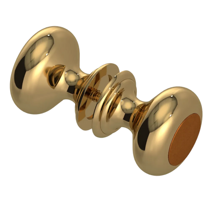 Rubinet Shower Door Knob (set) Gold