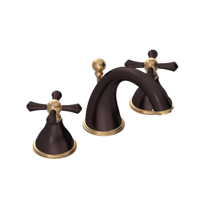 Rubinet Widespread Lav. Set. (less drain) Oil Rubbed Bronze