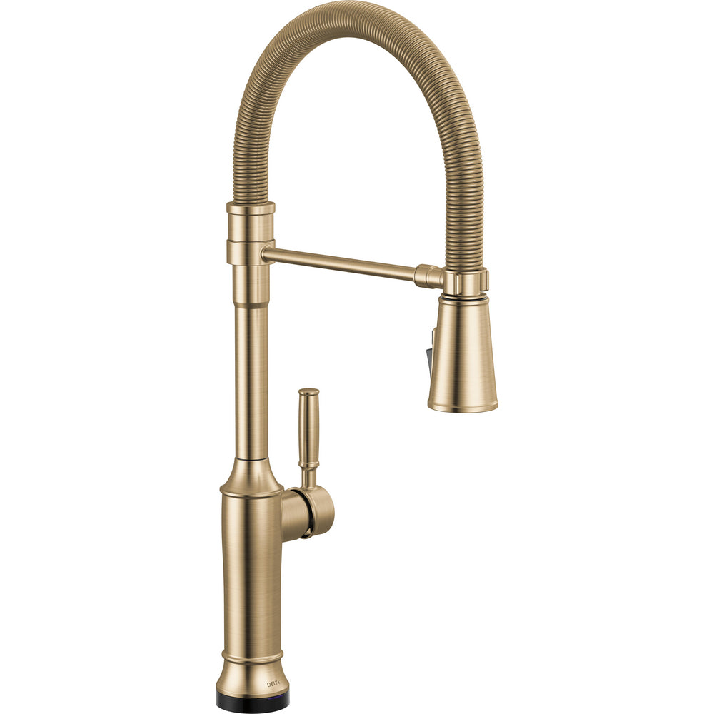 Renaldi TOUCH2O Technology Kitchen Faucet With Touchless Technology - Lumicoat Champagne Bronze