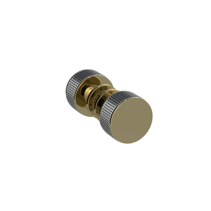 Rubinet Shower Door Knob (set) Natural Brass
