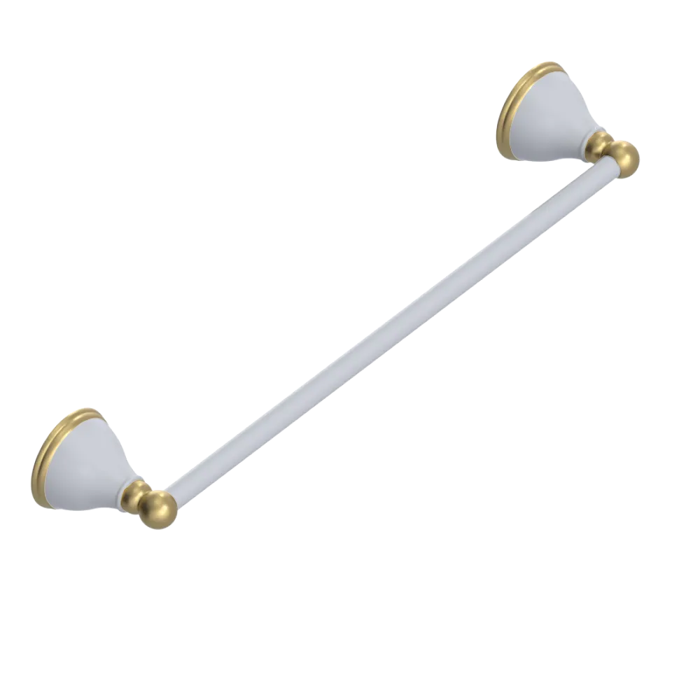 Rubinet Towel Bar 18" White