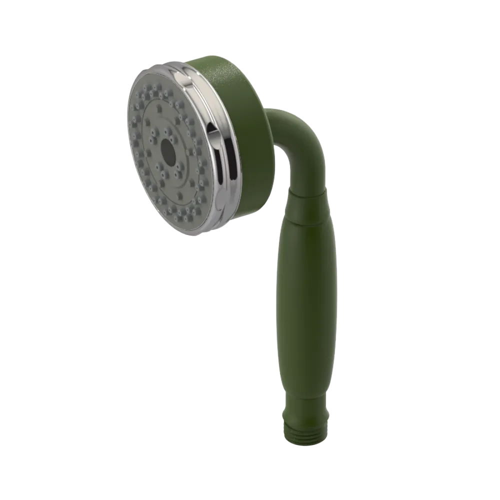 Rubinet 3 Function Hand Held Shower Only Green Envy