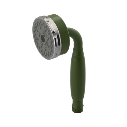Rubinet 3 Function Hand Held Shower Only Green Envy