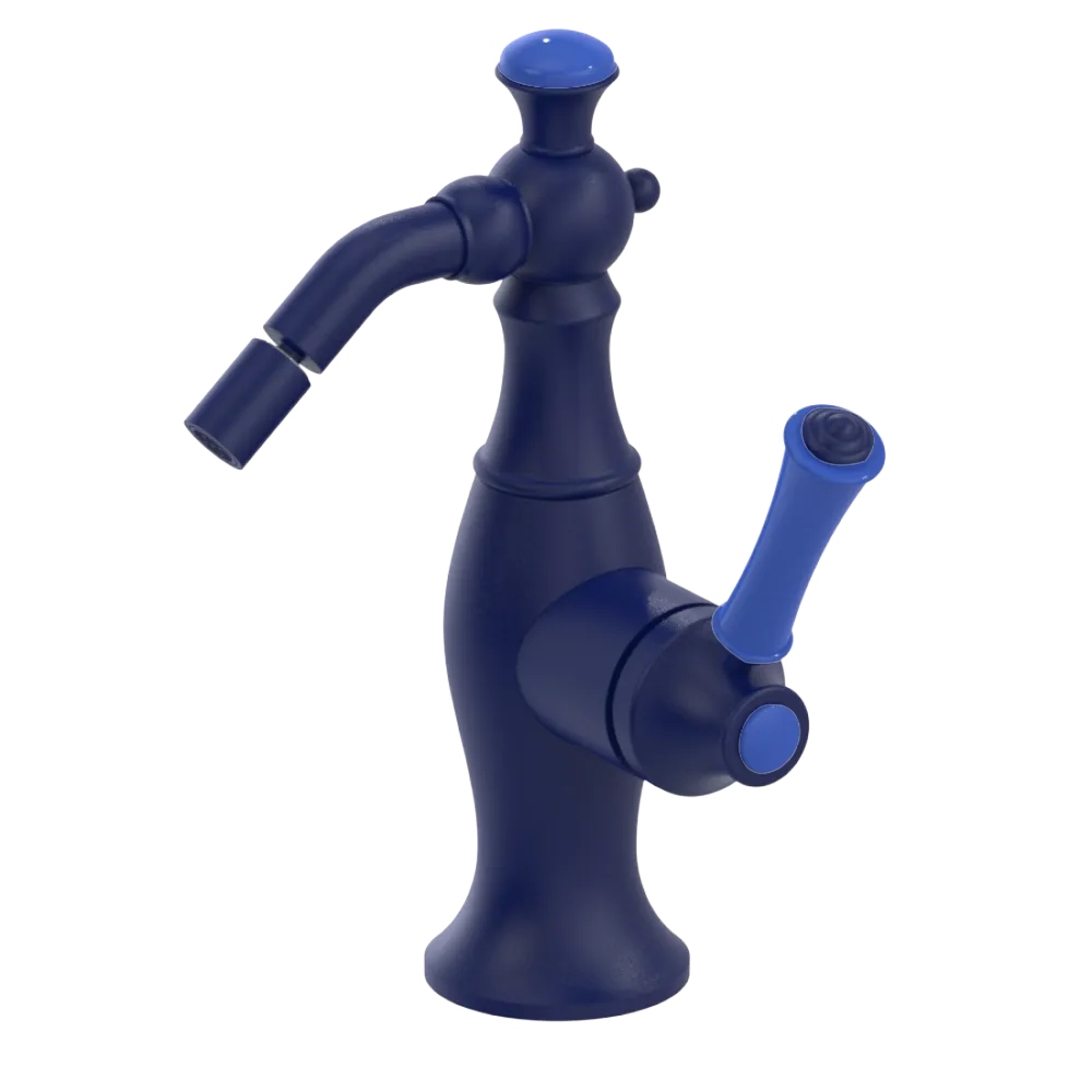 Rubinet Single Control Bidet Fitting (less drain) Midnight Blue