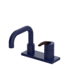 Rubinet 4" Centre Single Control Lav. Set. with Genesis spout (less drain) Midnight Blue