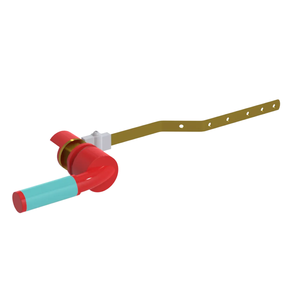 Rubinet Trip Levers Red