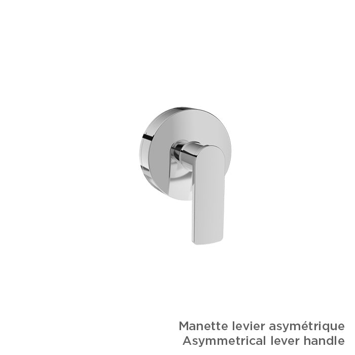 Baril 3-port diverter with stop (without handle)