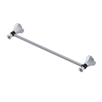 Rubinet Towel Bar 24" Satin Chrome
