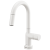 Brizo Smarttouch Pull Down Prep Kitchen Faucet With Arc Spout Less Handle